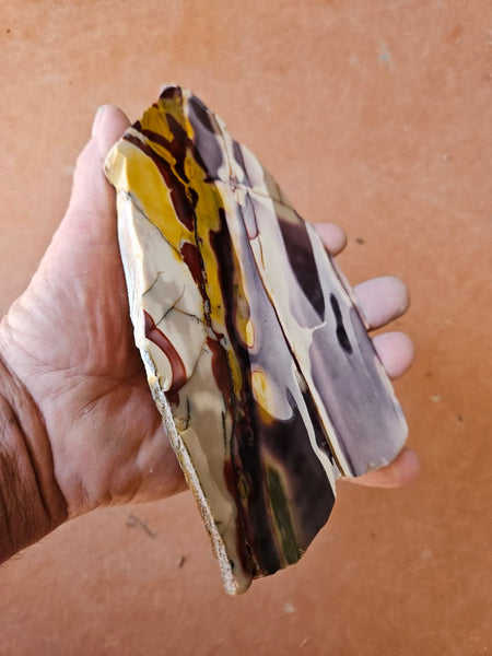 Polished Mookaite slab MK424