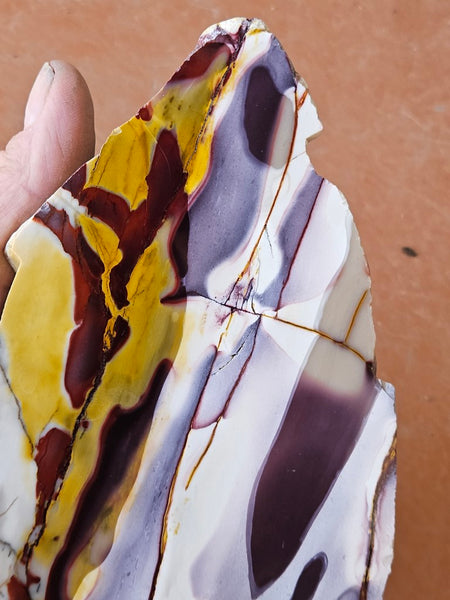 Polished Mookaite slab MK424