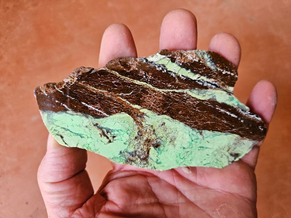 Polished Magnesite slab. MAP185