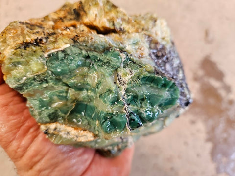 Green Opal  rough.  GOR 125