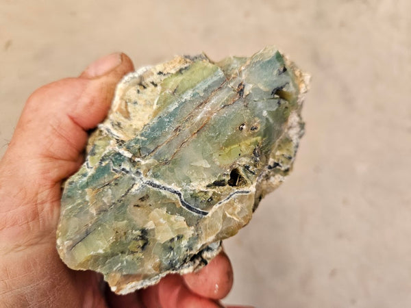 Green Opal  rough.  GOR 126