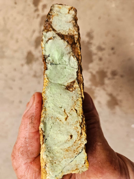 Lime magnesite rough. LMR 113 – GemstoneGeeks.