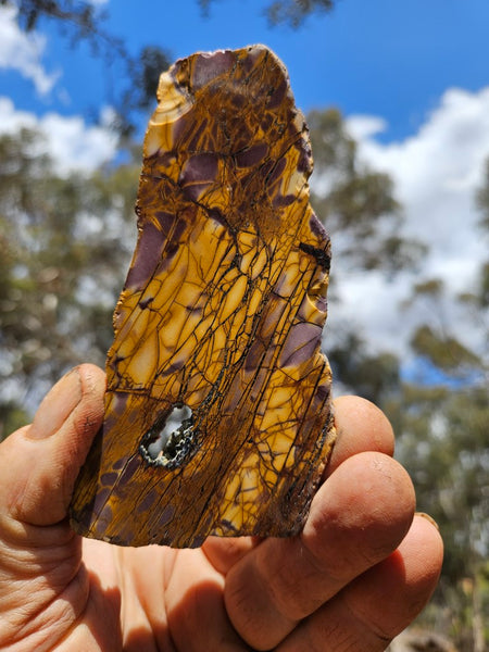 Polished Mookaite slab MK432