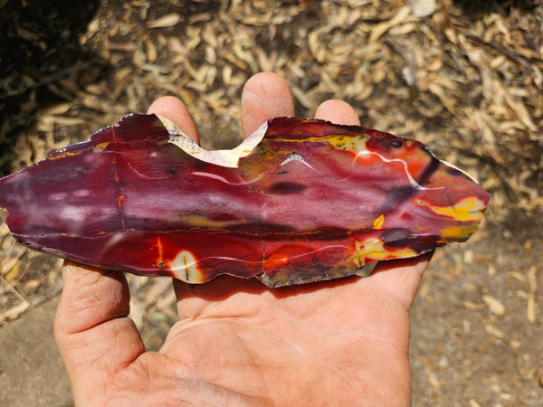 Polished Mookaite slab MK428