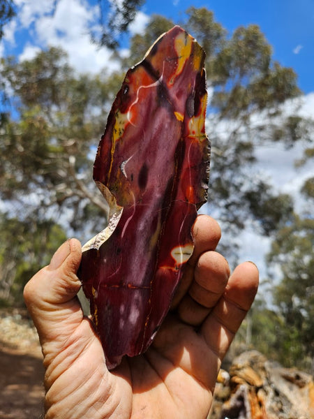 Polished Mookaite slab MK428