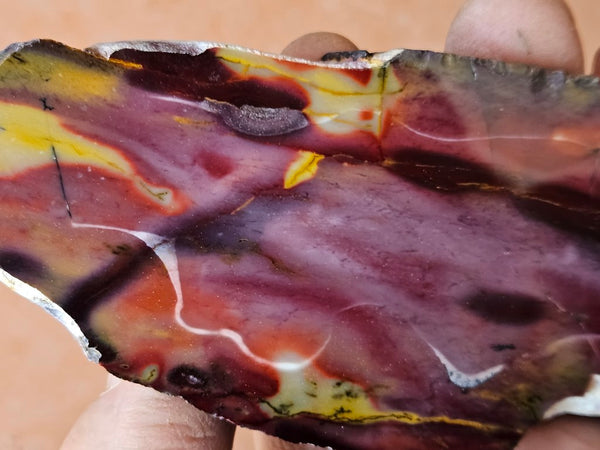 Polished Mookaite slab MK428