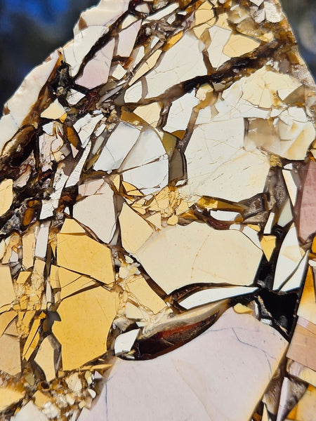 Polished Brecciated Mookaite slab BM299