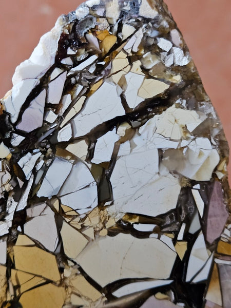 Polished Brecciated Mookaite slab BM299