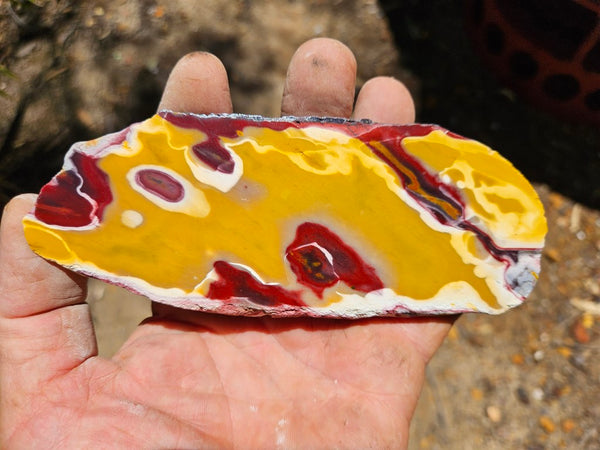 Polished Mookaite slab MK435