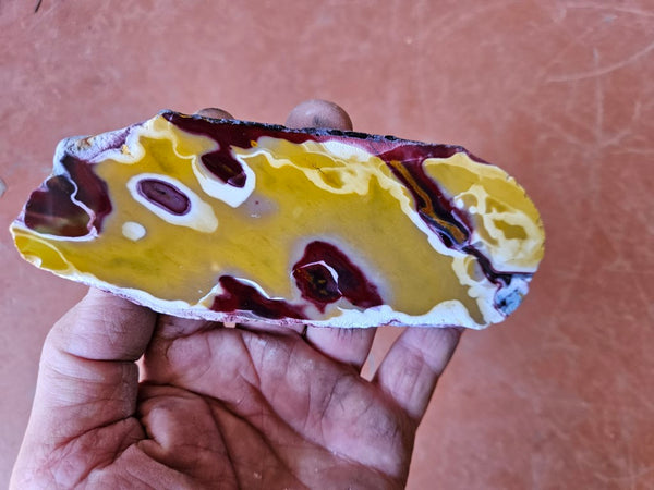 Polished Mookaite slab MK435