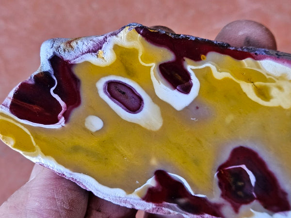 Polished Mookaite slab MK435