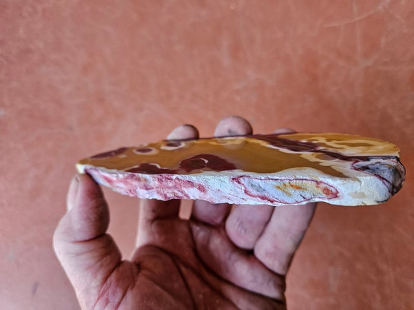 Polished Mookaite slab MK435