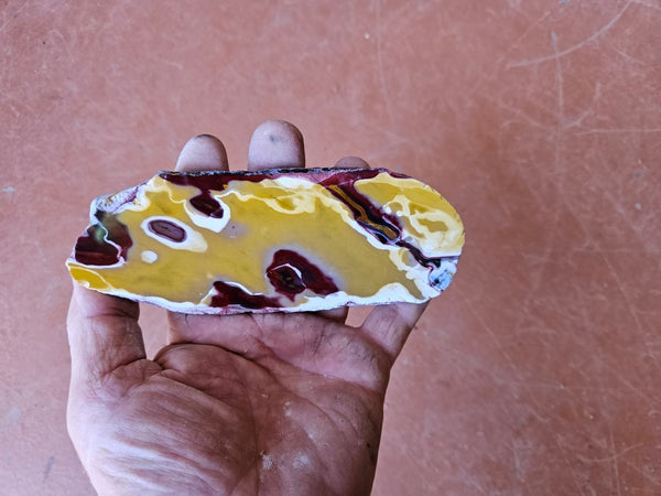 Polished Mookaite slab MK435