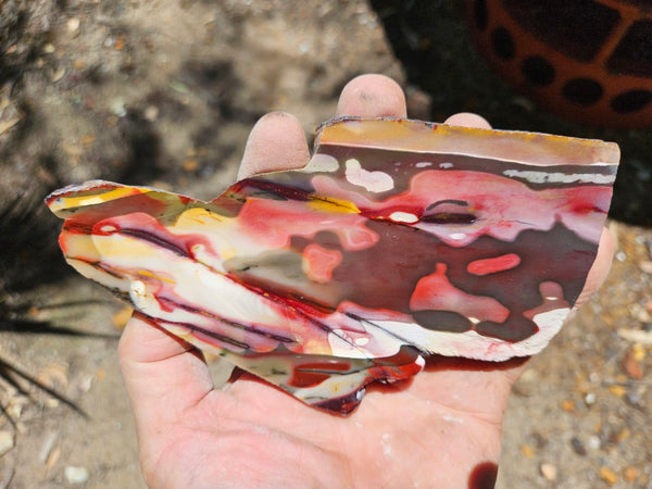 Polished Mookaite slab MK436