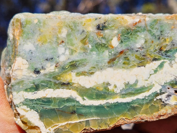 Polished Green Opal rock GRN102