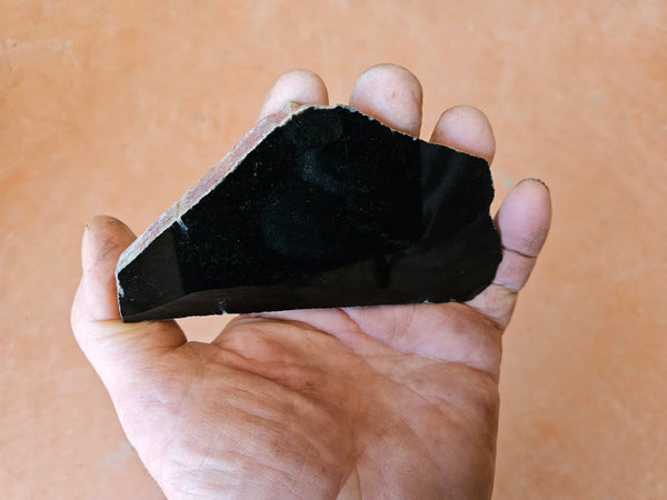 BJ122 Polished "Black Jade"  slab.