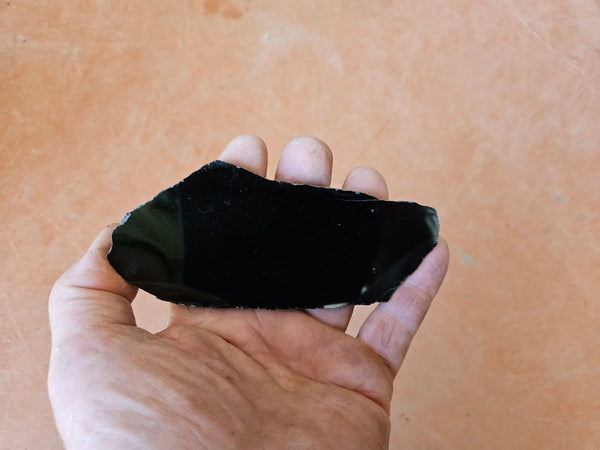 BJ121 Polished "Black Jade"  slab.