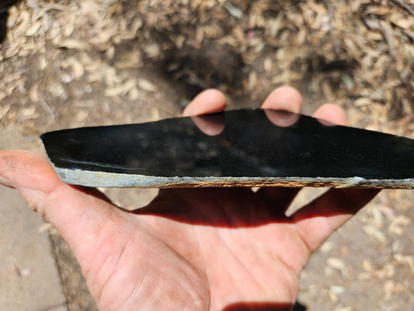 BJ120 Polished "Black Jade"  slab.