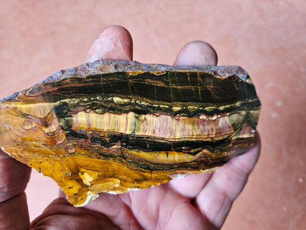 Polished Tiger Eye slab TE391