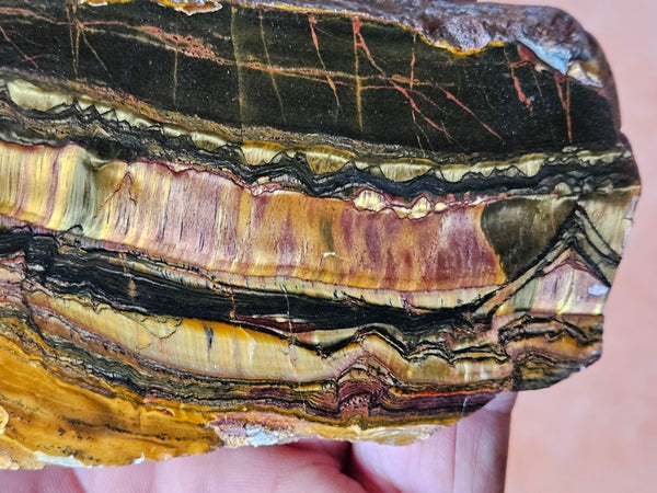 Polished Tiger Eye slab TE391