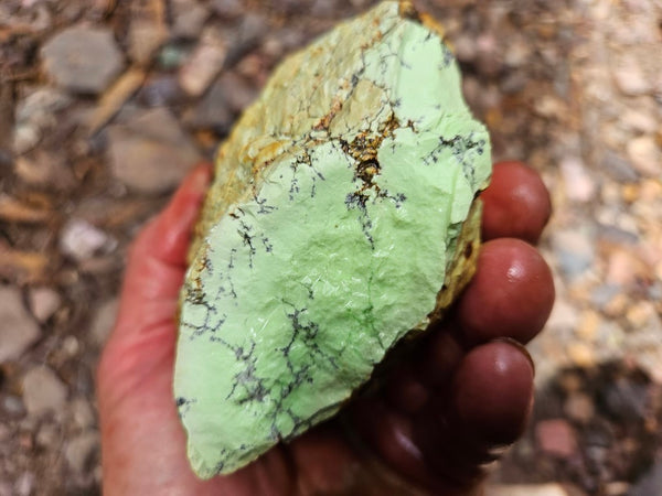 Lime magnesite rough. LMR 117 – GemstoneGeeks.