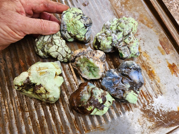 Lime magnesite rough. LMR 118 – GemstoneGeeks.