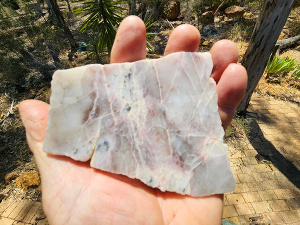 Polished Eucryptite slab EU107