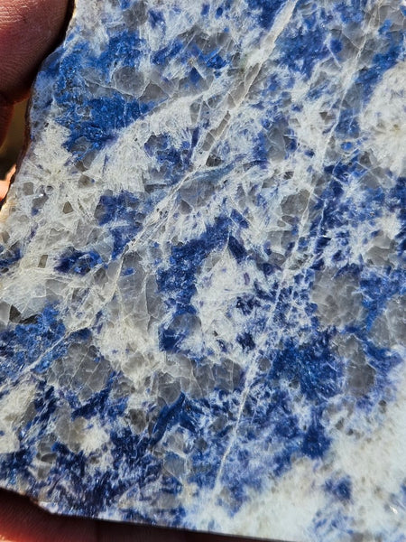 Polished Blue Lepidolite slab BL247