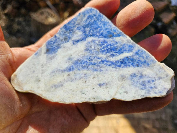 Polished Blue Lepidolite slab BL246