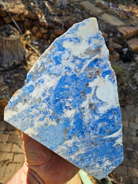 Blue Lepidolite Rock Block BL245