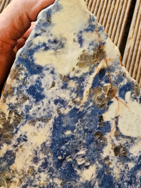 Blue Lepidolite Rock Block BL245