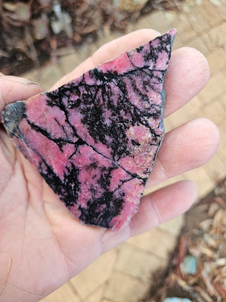 Polished Rhodonite slab RH274