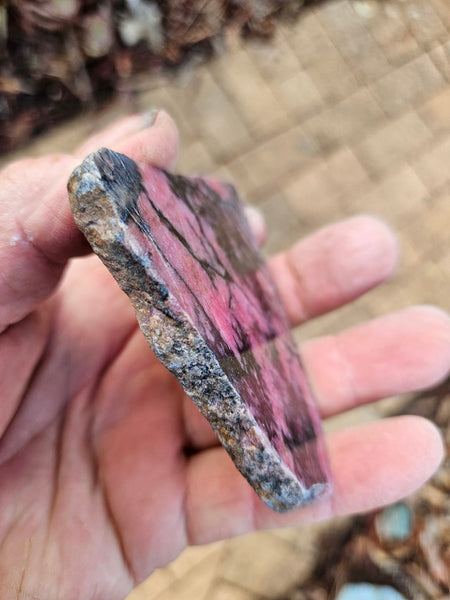 Polished Rhodonite slab RH274