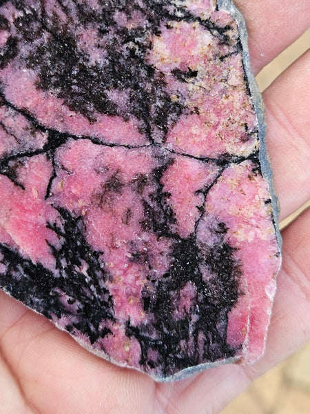 Polished Rhodonite slab RH274