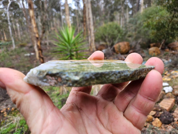 Epidote, Quartz & Axinite slab EPI70