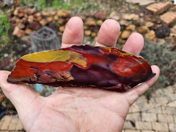 Polished Mookaite slab MK475