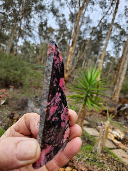 Polished Rhodonite slab RH275