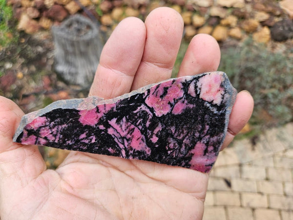 Polished Rhodonite slab RH275