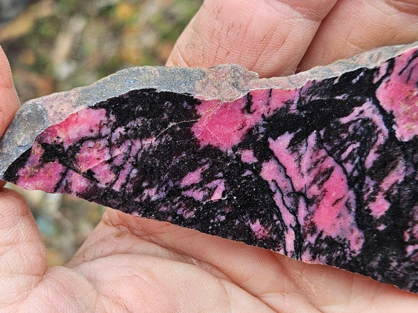 Polished Rhodonite slab RH275