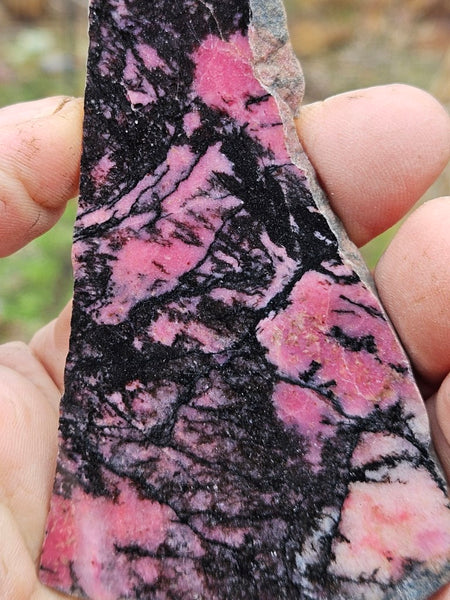 Polished Rhodonite slab RH275