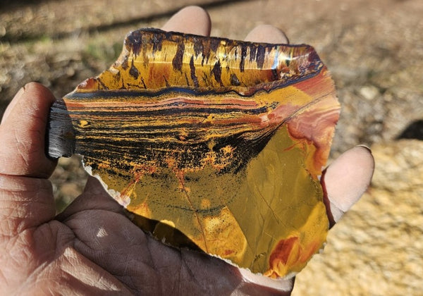 Polished Tiger Eye slab TE405