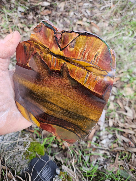 Polished Tiger Eye slab TE408