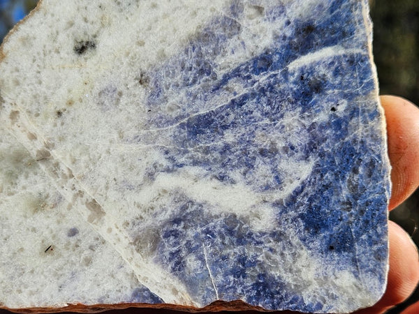 Polished Blue Lepidolite slab BL250