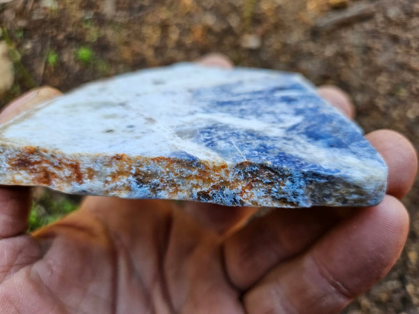 Polished Blue Lepidolite slab BL250