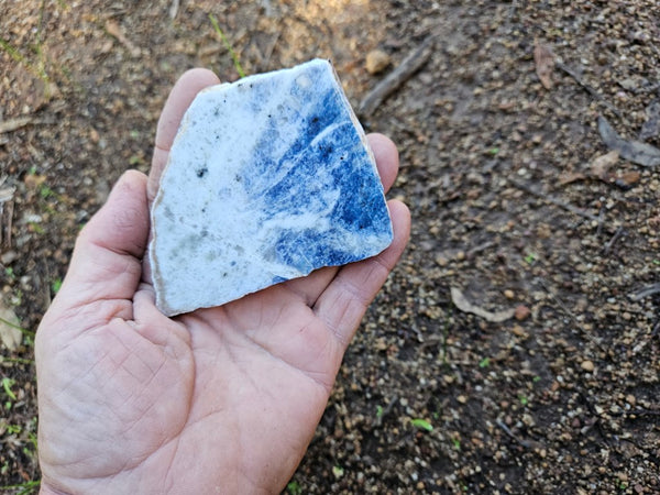 Polished Blue Lepidolite slab BL250