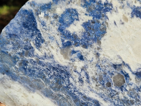 Polished Blue Lepidolite slab BL251