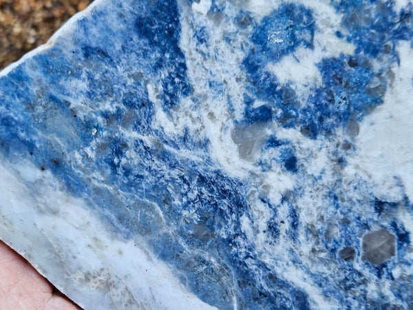 Polished Blue Lepidolite slab BL251