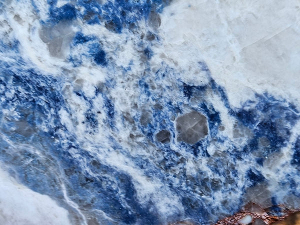 Polished Blue Lepidolite slab BL251