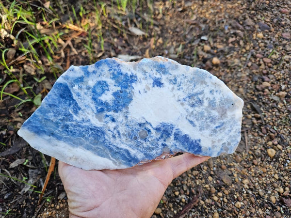 Polished Blue Lepidolite slab BL251