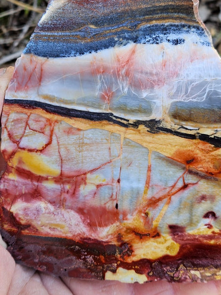 Sunset Jasper polished slab SU179